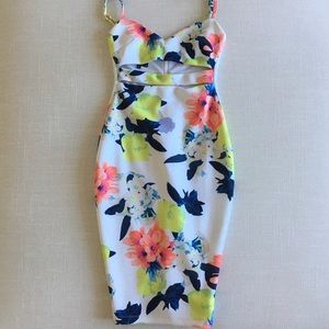 Nookie White Floral Dress
